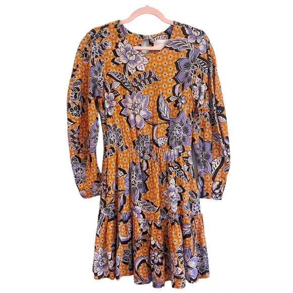 Corey Lynn Calter Adelia fall floral mini dress from Anthropologie, size small - Picture 1 of 6